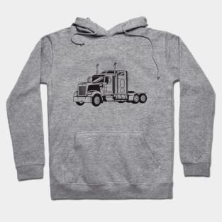 Semi Truck Hoodie